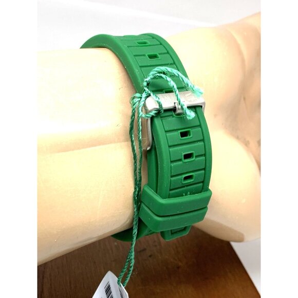 Lacoste Men's Watch 2011263 Tiebreaker Quartz Green Dial Rubber Band 43mm - Picture 10 of 14